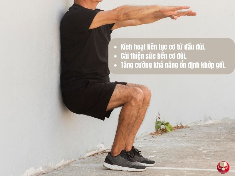 Nghiên cứu về sinh lý học thể dục đã ghi nhận 3 tác động tích cực của Wall Sit