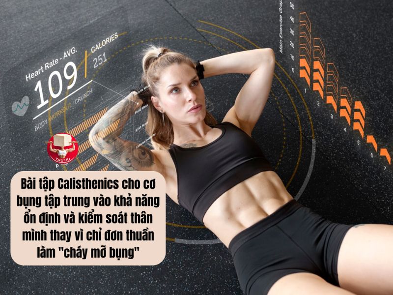 Tập cơ bụng nhiều giúp đốt cháy mỡ bụng - một quan niệm sai lầm phổ biến của phần lớn người bắt đầu tập Calisthenics