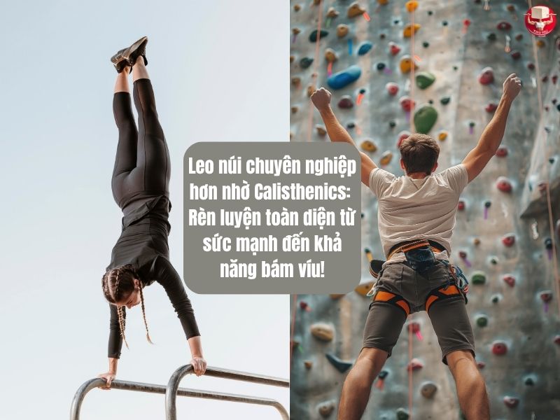 Leo núi chuyên nghiệp hơn nhờ Calisthenics: Rèn luyện toàn diện từ sức mạnh đến khả năng bám víu!
