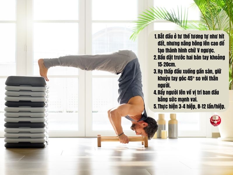 Cách thực hiện Pike Push-ups