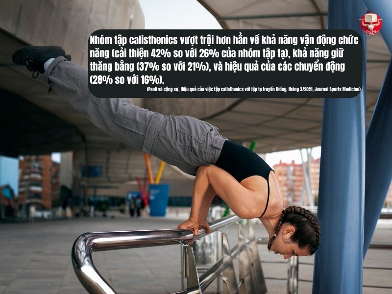 Hiệu quả của tập Calisthenics vượt trội về hiệu quả vận động chức năng và khả năng thăng bằng