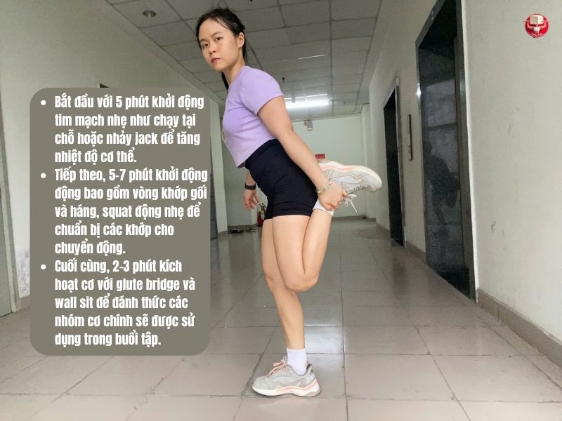 Quy trình khởi động khoa học cho phần thân dưới