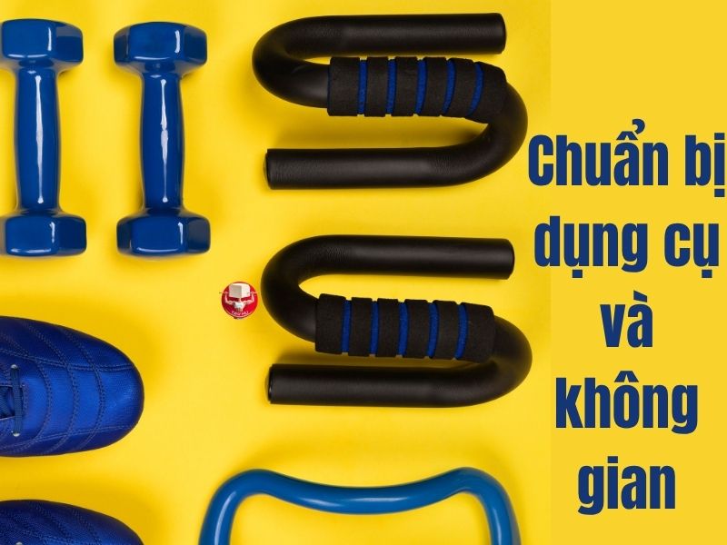Đầu tư vào các dụng cụ thiết yếu nếu tập tại nhà