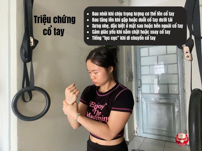 5 triệu chứng cần chú ý đối với cổ tay