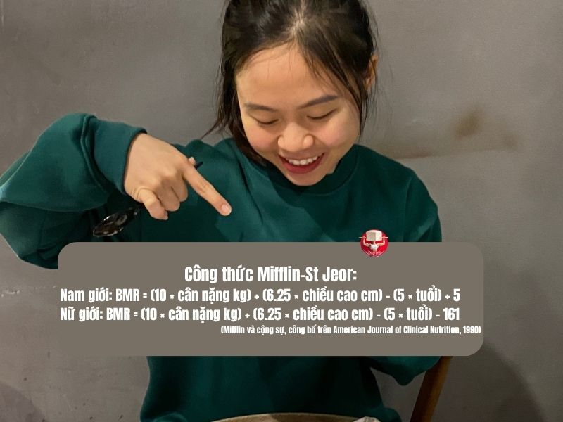 Tính toán calo cho người tập Calisthenics: Ăn bao nhiêu để đạt mục tiêu? 24 Công thức Mifflin-St Jeor tính BMR có độ chính xác tốt hơn trong việc dự đoán năng lượng tiêu hao nghỉ ngơi
