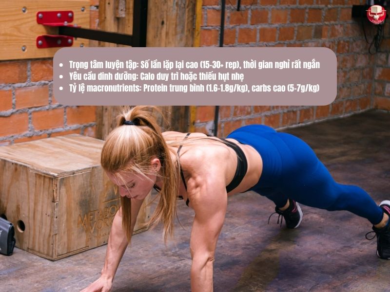 Tính toán calo cho người tập Calisthenics: Ăn bao nhiêu để đạt mục tiêu? 22 Đặc điểm của mục tiêu nâng cao sức bền