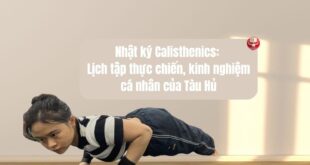 Nhật ký Calisthenics: Lịch tập thực chiến, kinh nghiệm cá nhân của Tàu Hủ