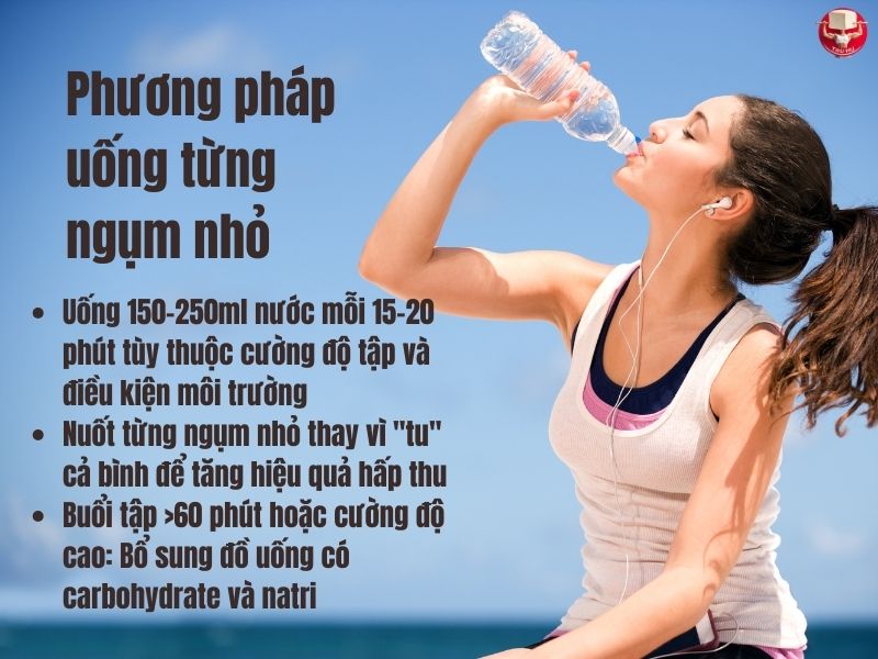Phương pháp uống từng ngụm nhỏ là chiến lược tối ưu