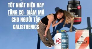 Top 9 loại Whey Protein tốt nhất 2025 cho người tập Calisthenics